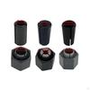 6 Pieces Collet Nut Set Hexagonal Slotted Cylindrical Threaded Hex