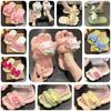 Cute Cartoon Summer Slippers For Women Yugi Dog, Bouding Dog, And Strawberry Bear In Various Colors