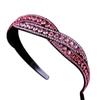 Hairband Shinny Crystal Cross Sweet Headband Korean Style Hair Hoop Rhinestone Girls Hair Hoop