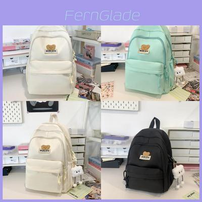Style Girl Backpack With Water Resistant Nylon For School And Study Use