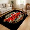 British Classic Motorcycle Racing Thickened Absorbent Non-Slip Floor Mat Bedroom Living Room Door Mat Flannel Rug