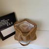 Letter Print Shoulder Bag Women's Large Capacity Tote Bag