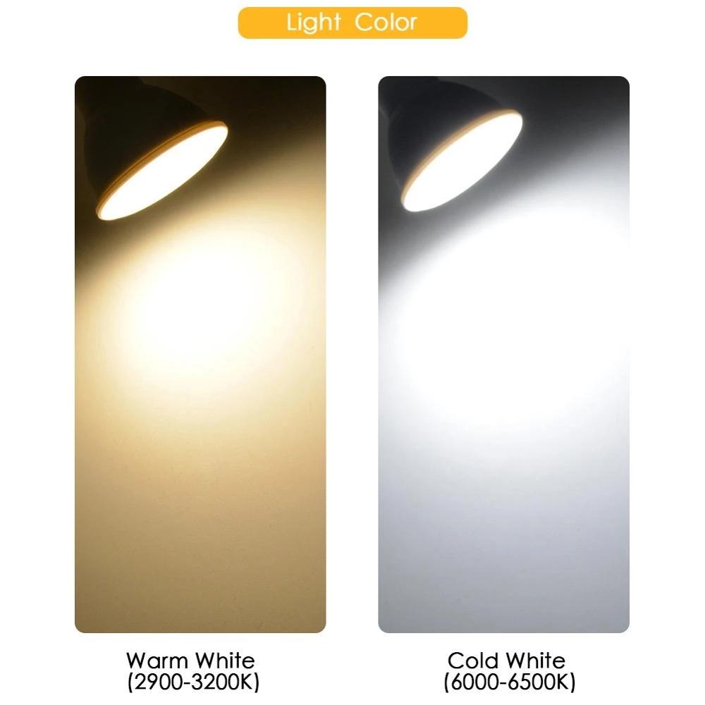 GU10 LED Lamp MR16 LED Bulb 6W 220V 110V 12V Lampada LED Condenser Lamp Diffusion Spotlight Energy Saving Home Lighting