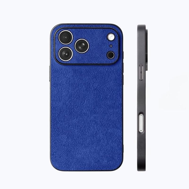 Precise Lens Hole Alcantara Phone Case for iPhone 17 Pro Max Air 16 Pro 15 14 Plus 13 12 Mini 11 Silicone Edge Full Coverage