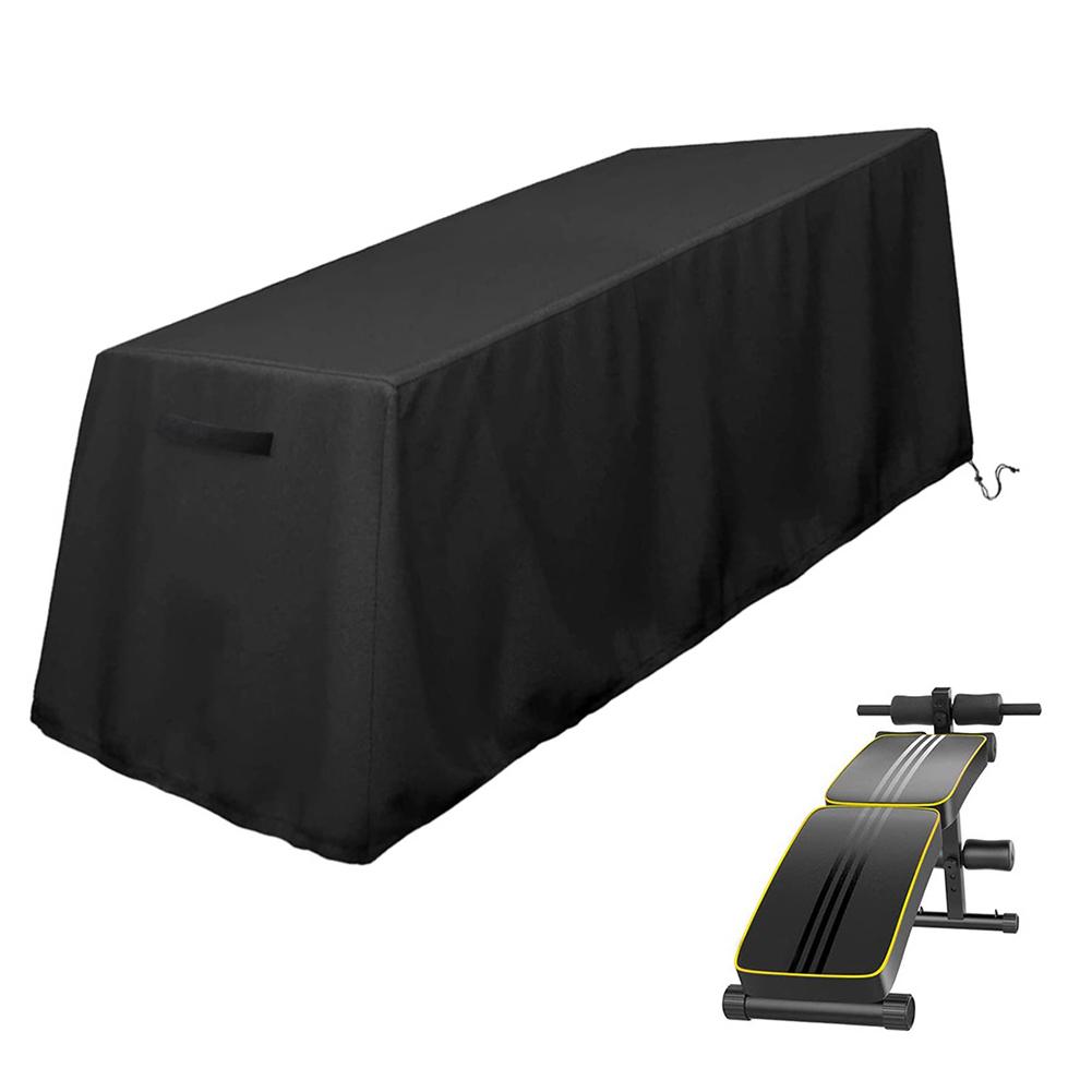 Sit Up Board Dust Cover Weather Resistant Design Adjustable Drawstring Compatible with Most Fitness Bench Sizes