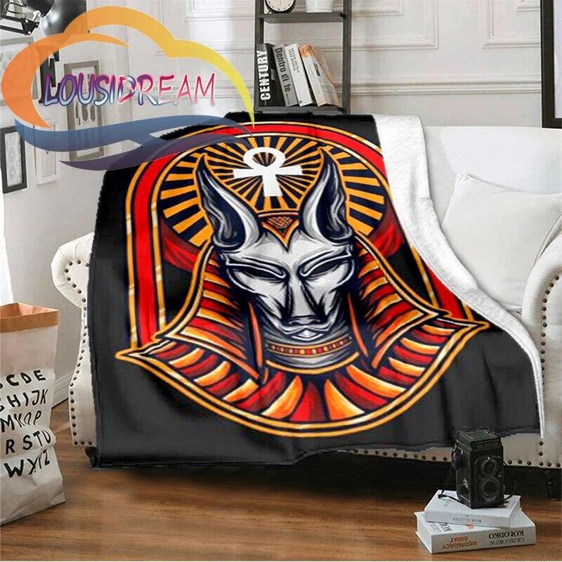 Horus Ancient Egyptian Mythology Blanket Fashion Flannel Fluffy Fleece Throw Blanket Children and Adult Gift Sofa Travel Camping