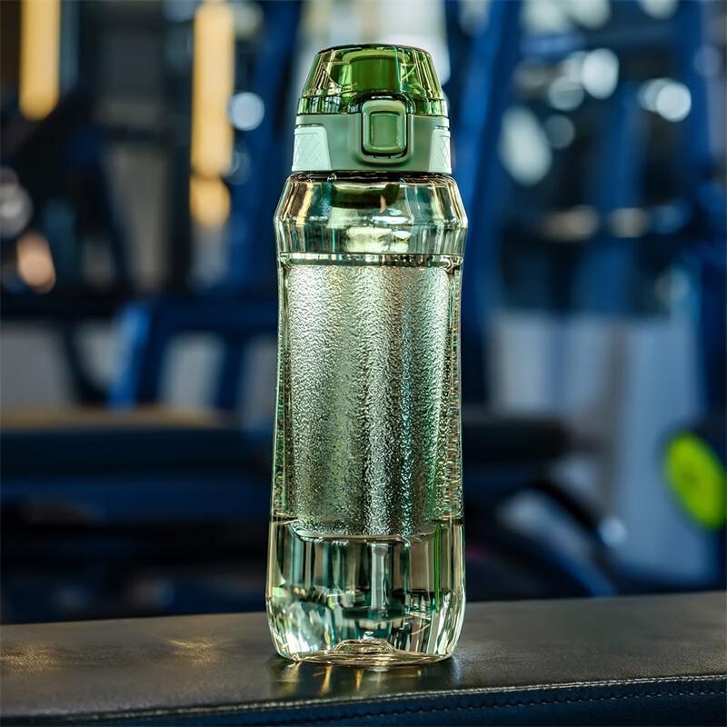 JEKO&JEKO 1000mL Tritan Sports Water Bottle with Handle