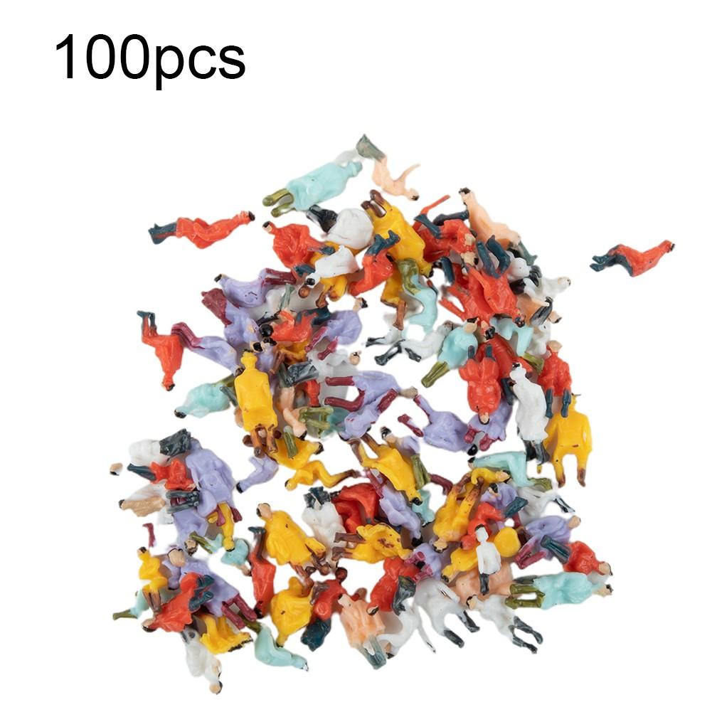 100 Painted Seated Figures 100pcs All Seated Figures Model People Figures