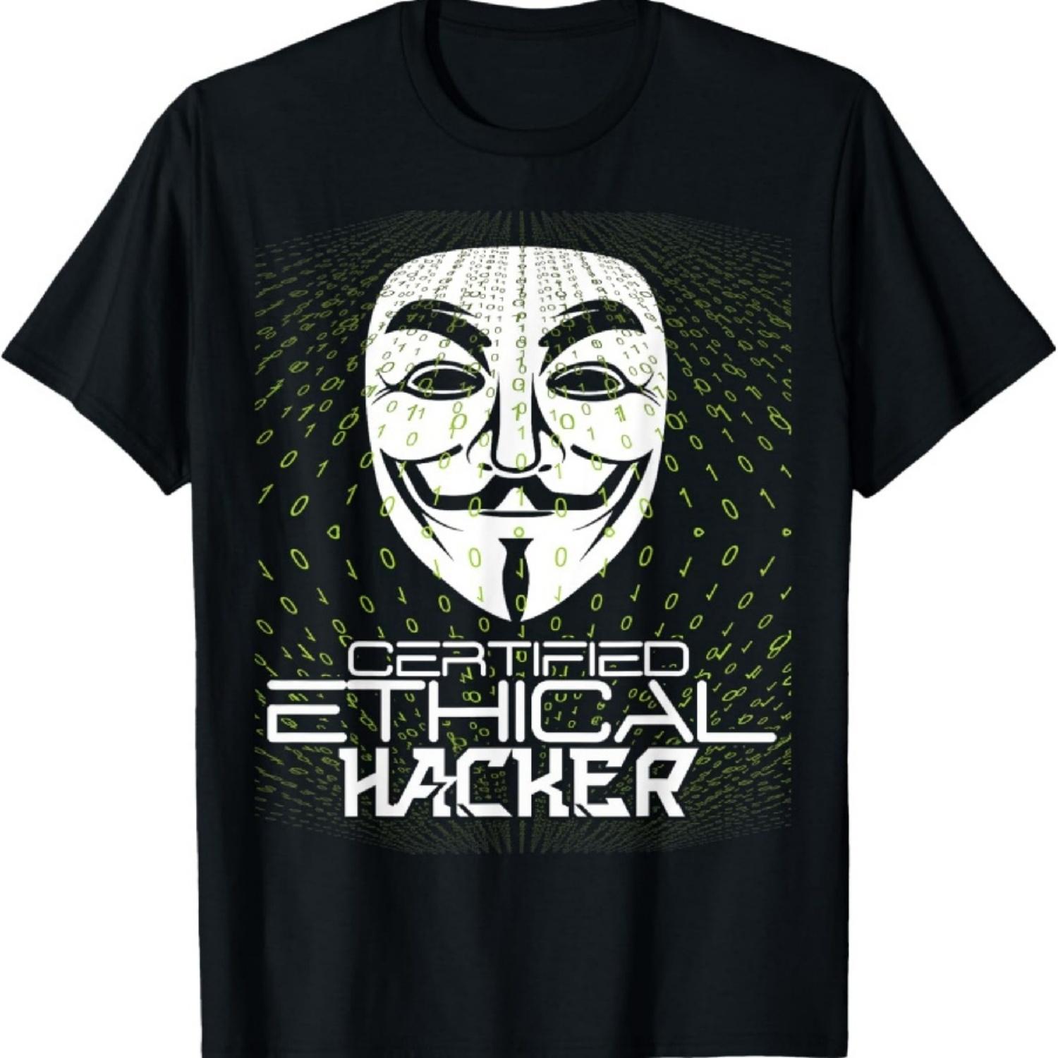 

Certified Ethical Hacker Cyber Security Computer Nerd Gifts T-Shirt XXXXXL чорний