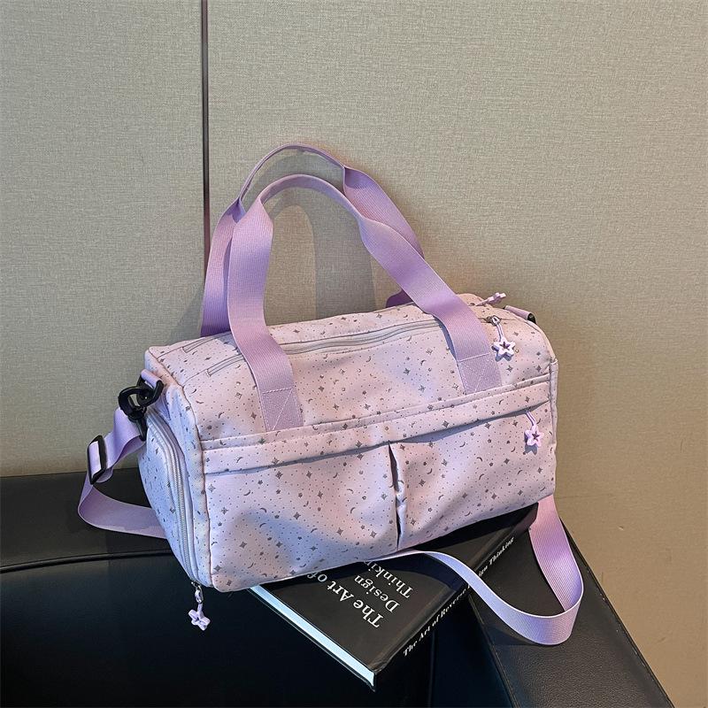 Star Travel Large Capacity Lightweight Business Trip Bag with Wet/Dry Separation for Sports and Yoga.