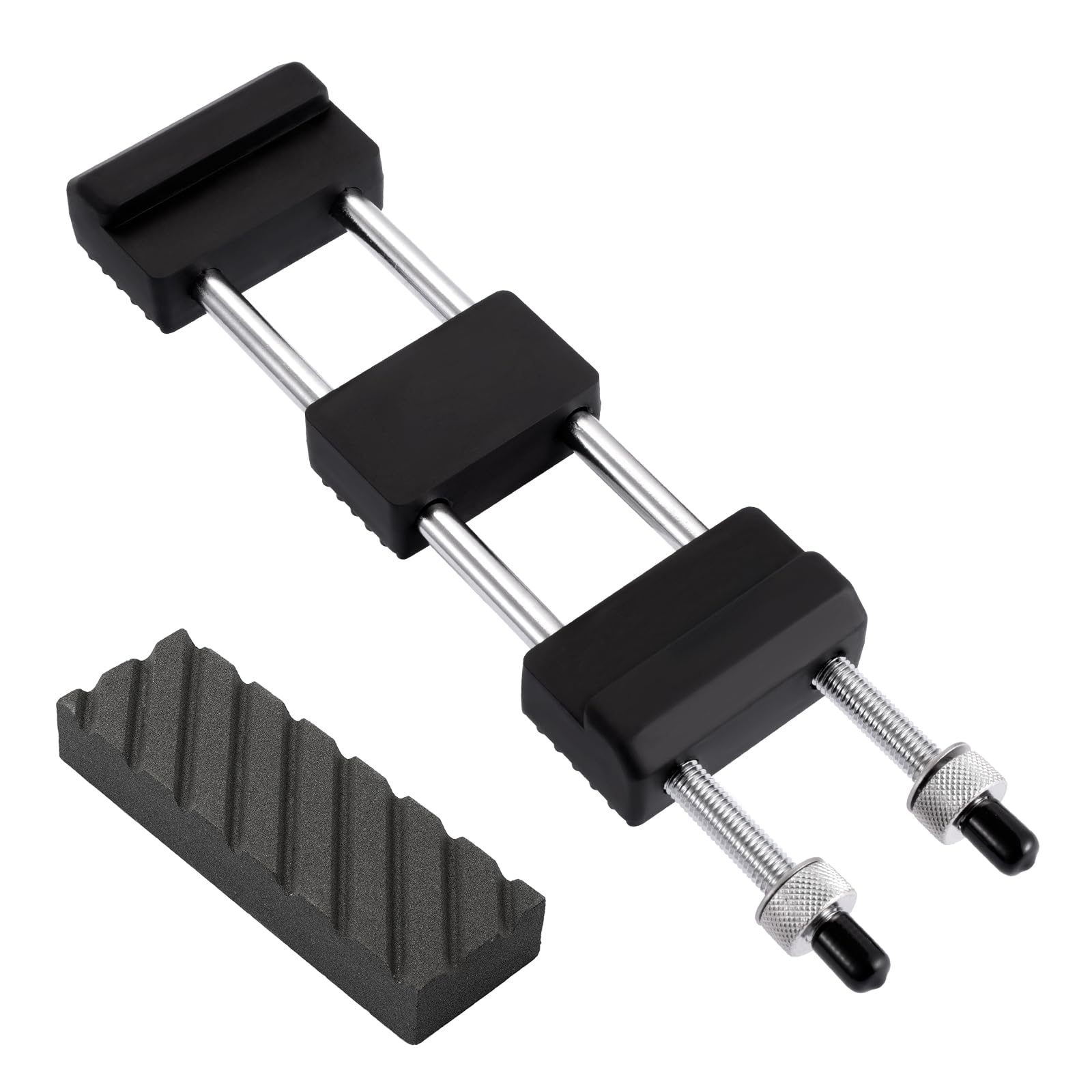 

KOCOMART Универсальная подставка для точильного камня, Набор для доводки поверхности, Подставка для точильного камня из нержавеющей стали, Регулируемая, Нескользящая фиксированная основа