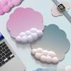 Mouse Pad Cloud Gradient Keyboard Hand Silicone Hand Pad Notebook Desktop Office Anti-skid Pad