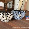 New polka dot single shoulder armpit bag women's new trendy niche tote