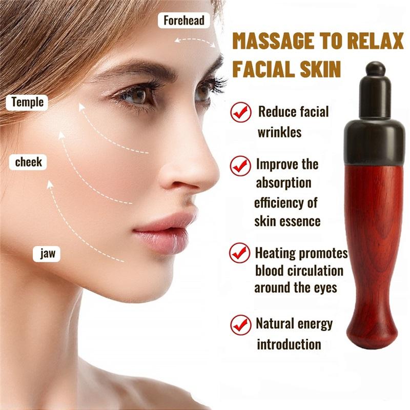 Natural Hot Stone Reflexology Tool Trigger Point Massager Gua Sha Electirc Acupuncture Pen Comb Foot Massager Stick Face Eye Spa