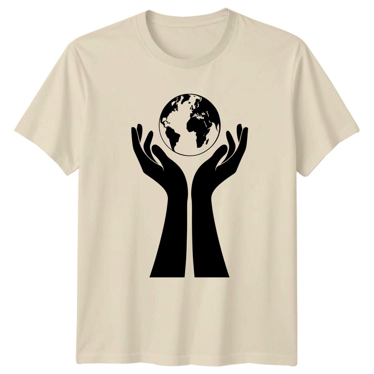 Holding The World In Our Hands T-Shirt Sustainability Environmental XXXXL