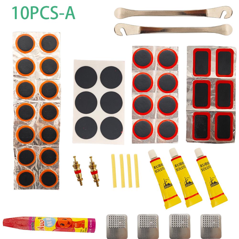 Tubeless Car Bike Tire Repair Kits 8 Pcs Tyre Repair Kit Emergency Tool 7PCS