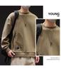 Herren Retro Locker Geschnitten Reißverschlusstasche Hoodie - Einfarbige, Vielseitige Herbst/Winter Mode