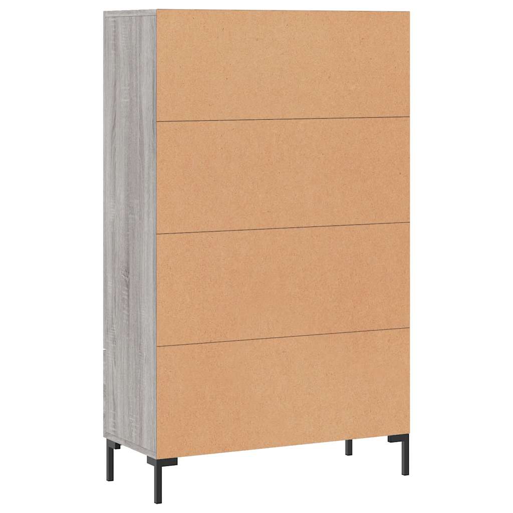 Highboard Grey Sonoma 69.5 x 31 x 115 cm Particleboard