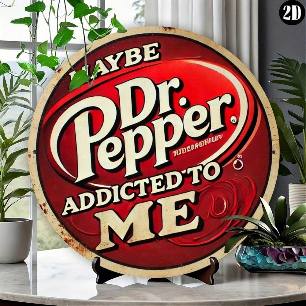 שלט מתכת וינטג' ד"ר פפר אמנות קיר קישוט רטרו למטבח בר מתנה