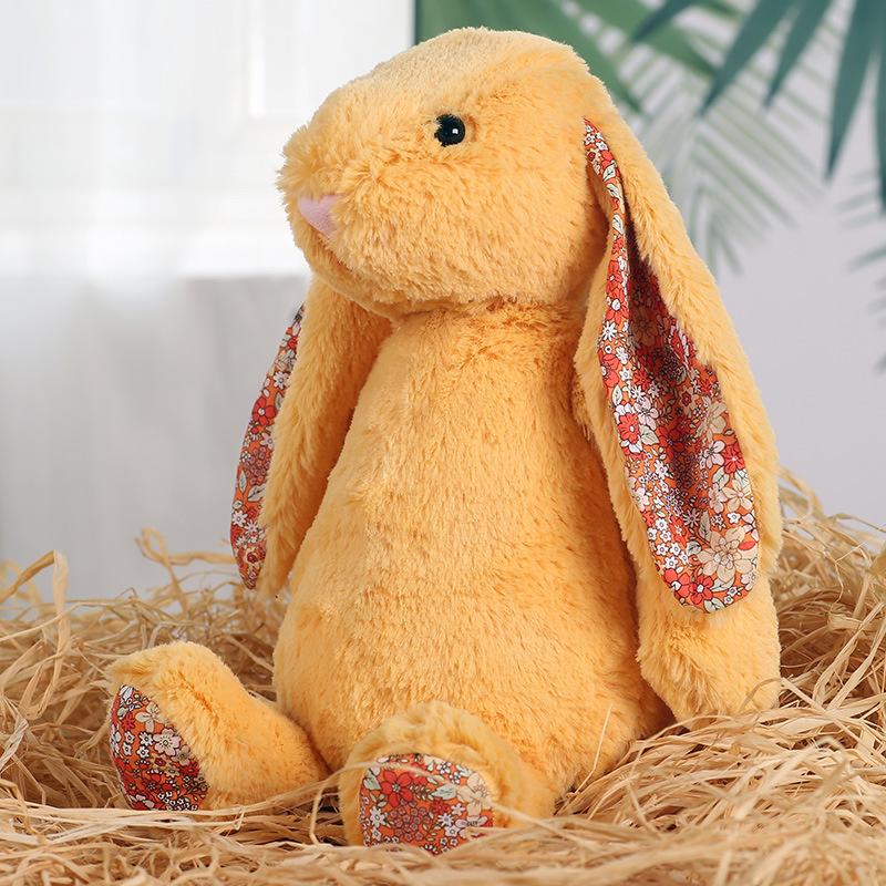 Hot Selling Soft Long Ears Rabbit Doll Normal Ears Rabbit Plush Toy Bunny Doll Bonnie Rabbit