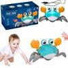 Crawling Walking Running Interactive Crab Battery Sound Lights