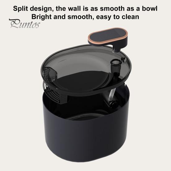 Pet Silent Cat Water Fountain 3L Water Dispenser USB Charging Pump Dog Pet Drinking Bowl Quick Assembly 3 Layers Filters Easy Clean Pet Drinking Bowl
