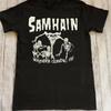 T-shirt Samhain Novembre Arrivo Fuoco Nero Taglia S 5XL