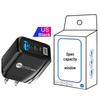 58W Dual Fast Charger with 2PD + QC3.0 - Compatible with EU, US, UK, KR, AU Standards