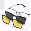 Unisex Magnetic Clip-on Sunglasses with Myopia Option – Versatile Korean Style