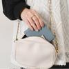 Belt Design Clasp Wallet for Stylish and Large Ivory F [JOKnet] Mail-order Bi-color Bi-fold Women, Cute, Capacity,