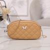 Embroidered Diamond Versatile Shoulder Messenger Women's Bag Chain Fashionable and Simple Mobile Phone Change Bag
