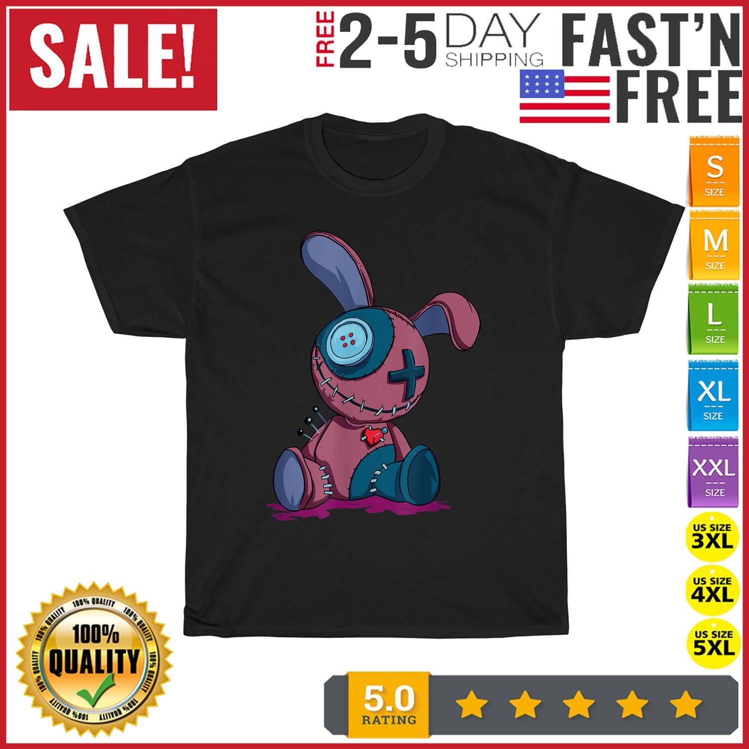 Pastel Goth Shirt Voodoo Doll Halloween Creepy Doll Witch T Shirt Mens Womens Tees Top Men Women Kid S