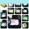 Car Tissue Box Cover Fun Cartoon Animal Design Soft Plush Material Long-lasting
