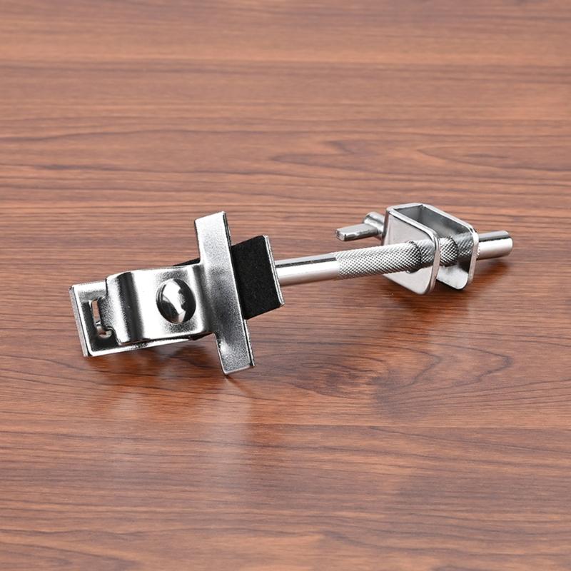 Drum Hoop Mounted Cowbell Holder Clip Metal Cowbell Clamp Percussion Drum Accessory Adjust a Cowbell Up or Down