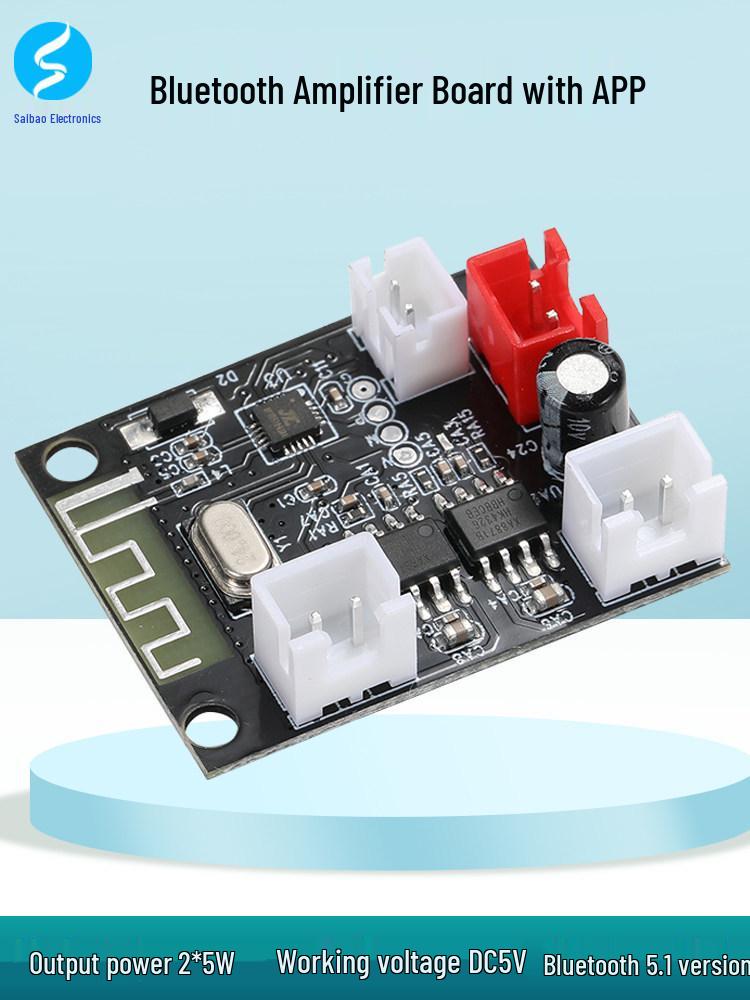 

Bluetooth Digital Audio Amplifier Board - Dual Channel, 5V, DIY Speaker Module