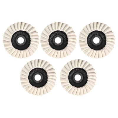 Anti Still Polishing Discs with Enhanced Contact Area 125MM Grinder Attachment Polishing Disc Set for Oxidation Removal