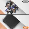 Linkidea Small Hard Case Organizer Storage Box Carry Holder Container Holds 31 AA AAA 9V CDs - (Dark Gray)