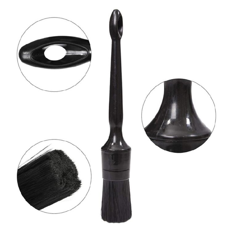 Automotive Cleaning Kit 5 Brushes with Snake Head Handle Wheel Cleaner Brush for Complex Surfaces
