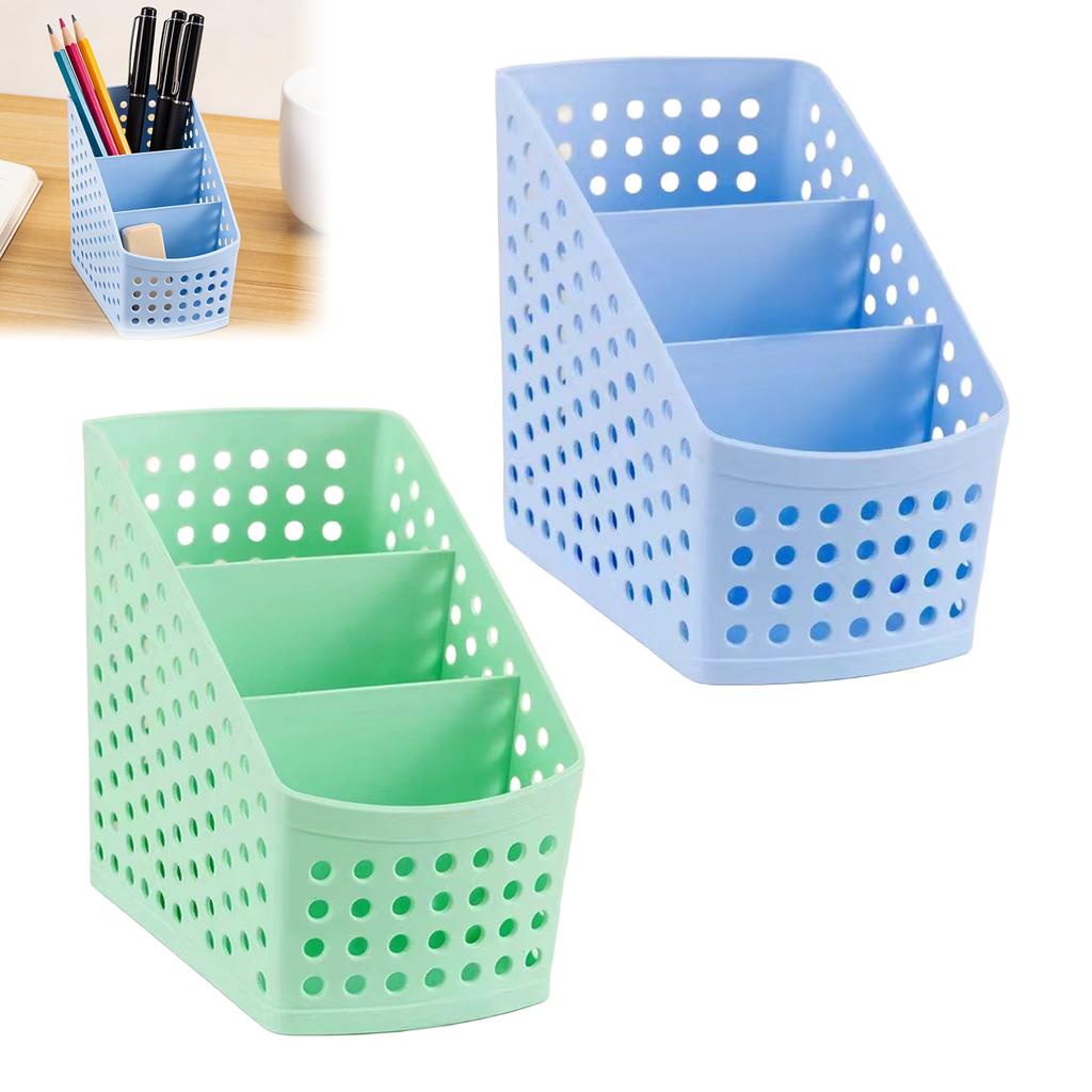 Large Capacity Pencil Holder Pen Organizer with Multi Functional Storage for Student Desk Use