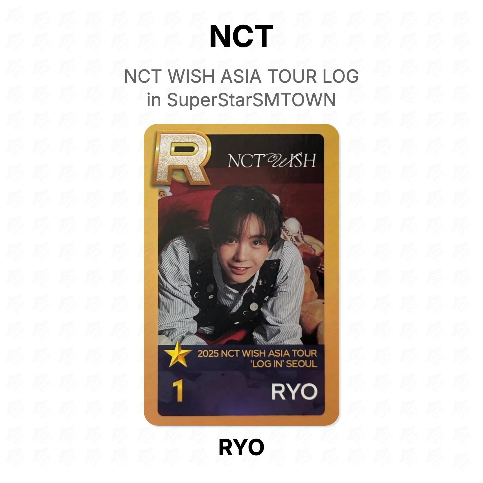 NCT WISH ASIA TOUR LOG in SuperStarSMTOWN Official Photocard RYO 02