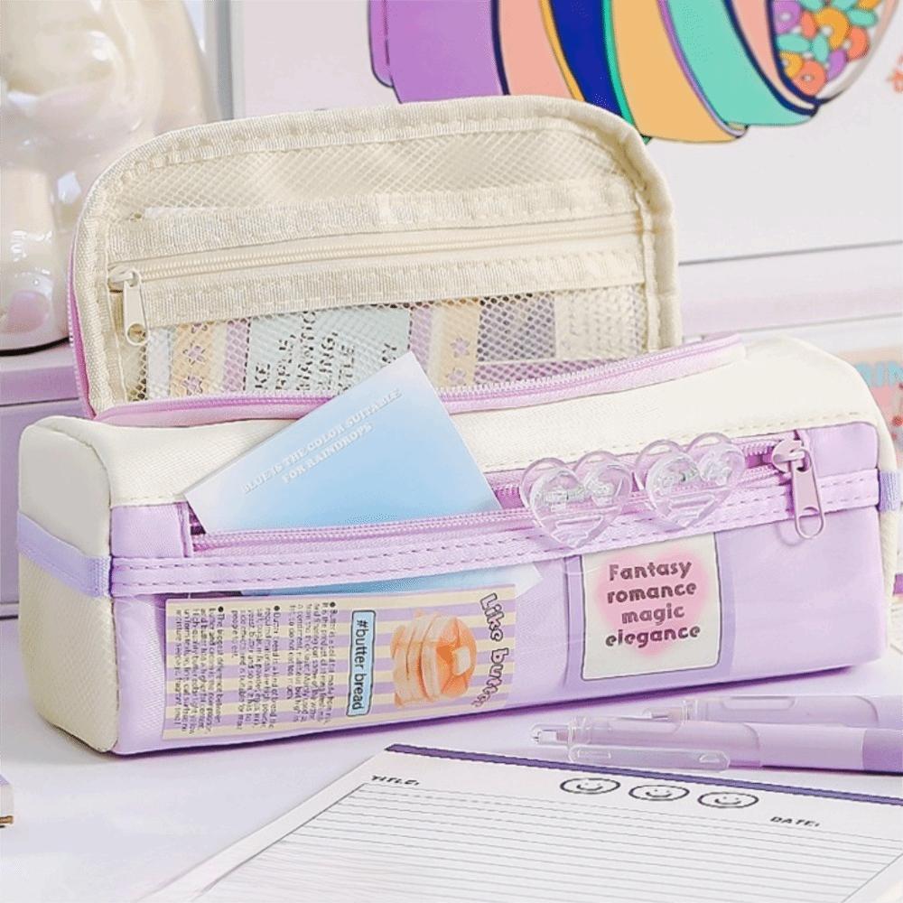 Cosmetics Storage Cartoon Star Pencil Case Makeup Bag Stationery Storage Bag  Student
