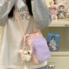 Dopamine contrasting small bag women's new commuter messenger bag outdoor cycling yoga sports water cup bag shoulder bag