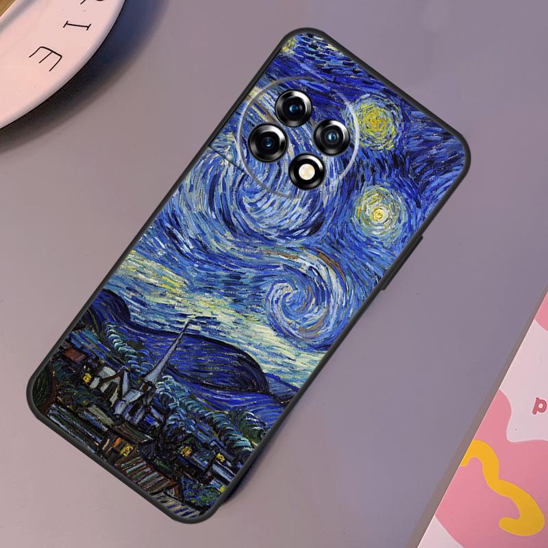Van Gogh Art Oil Painting Case For OnePlus 12 11 9 10 Pro 9RT 10T 10R 12R OnePlus Nord CE 2 3 Lite 2T N10 N20 Cover