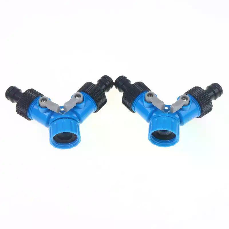 3/4'' Threaded Female Shunt Valve, Y-Connector Faucet Water Splitter for Garden Irrigation System