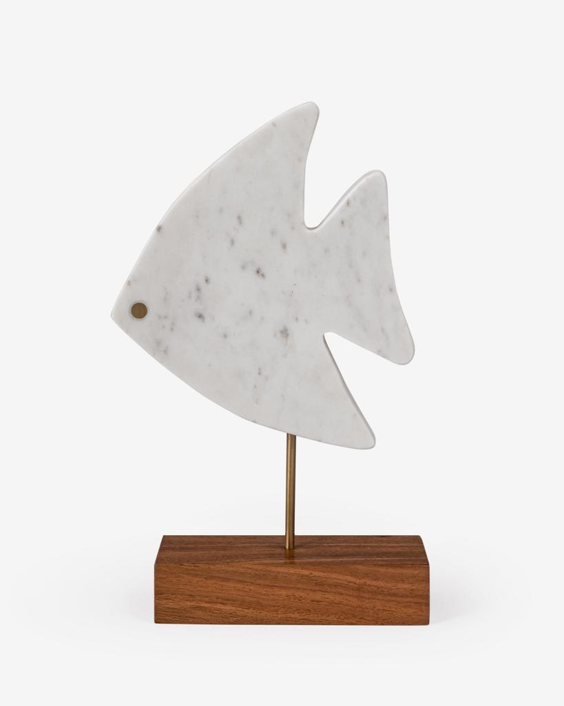 Marble Fish Sculpture, Marble Fish Figurine, Marble Showpiece