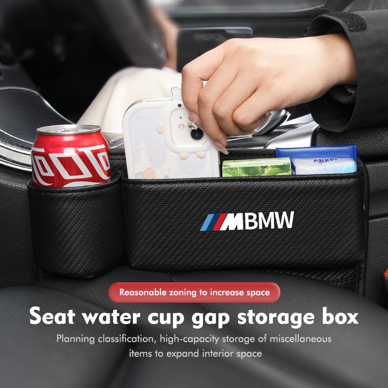 BAGP9 2026 Adesivo de Carro Caixa de Armazenamento Multifuncional para Fresta de Banco de Carro Bolso Acessórios Automotivos Para BMW E84 E87 E90 E91 E92 E93 F10 F20 F30 F40
