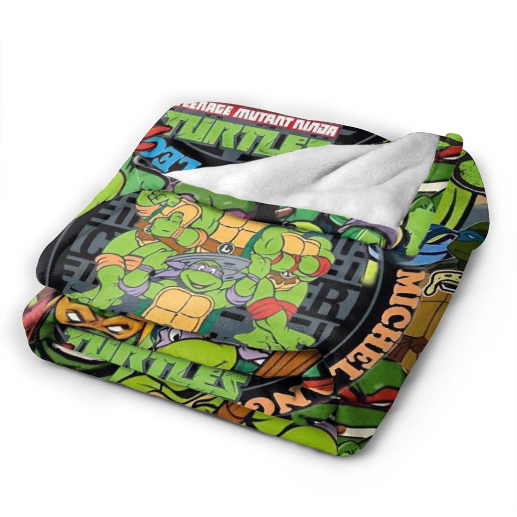 TMNT Game  Blankets Quality Warm Soft  Throw Blanket Winter Decorative Bedroom Fashion Bedspread