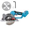 Kachiari KA-16 150mm Cordless Circular Saw, Outer Rotor Brushless Motor, 5700RPM, 6-inch Saw for Makita 18V Battery, Lightweight DIY Tool (Body Only)