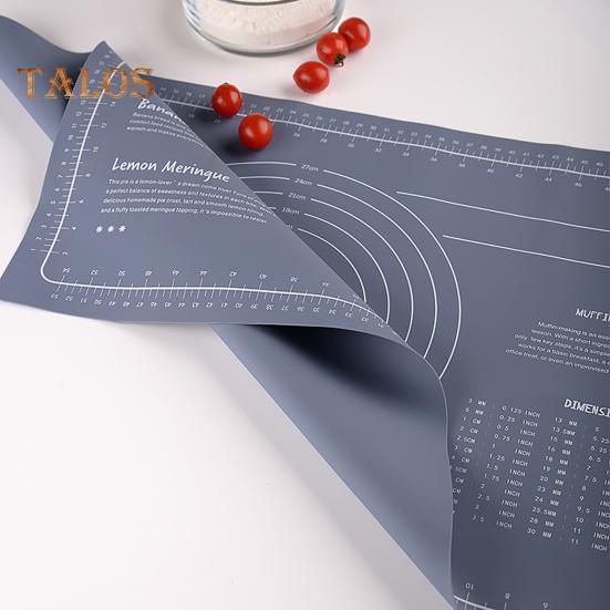 Tappetino In Silicone Per Cucina 60x40 Cm – Resistente Al Calore 500°C – Antiscivolo E Lavabile (Nero)