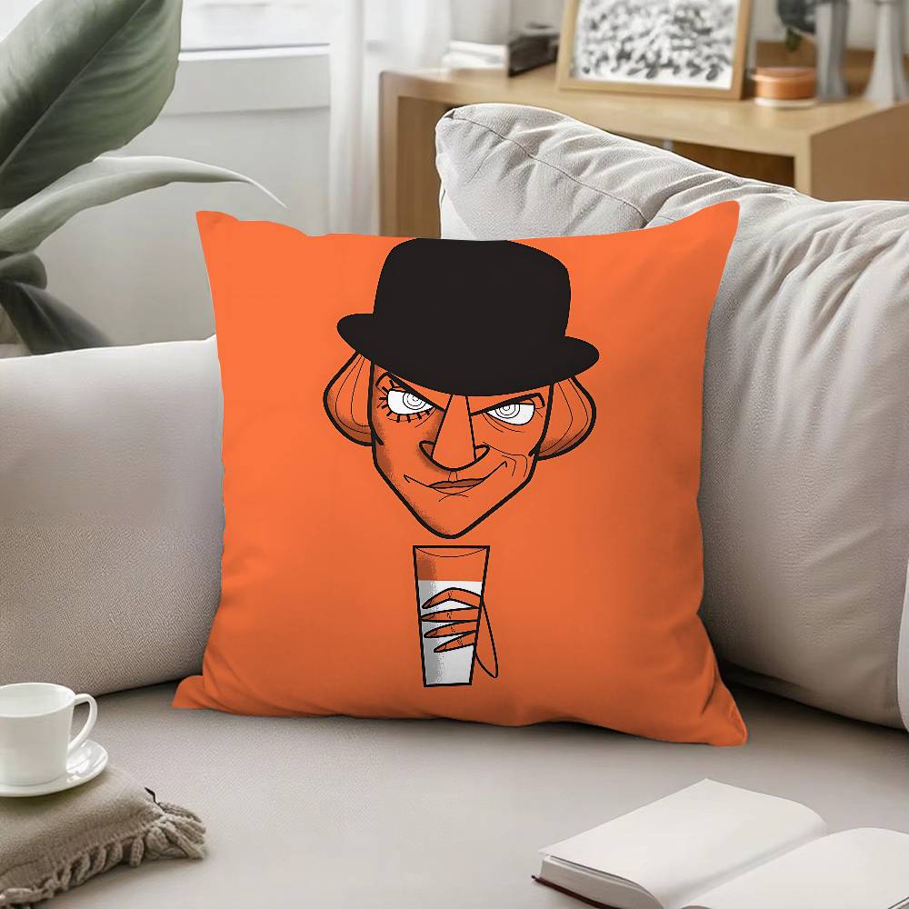 

Movie HA Clockwork OrangeS Pillow Case Pattern Printed Pillowcase For Living Room Sofa Cushion Cover Bedroom Decor 40x40 cm